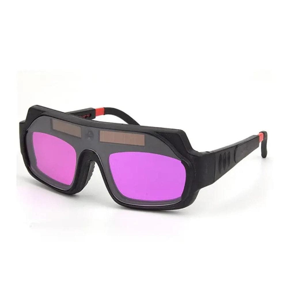 Óculos De Solda Escurecimento Automático Carregamento Solar