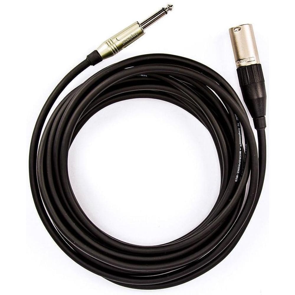 Cabo De Microfone P10 Mono Para Xlr Macho Amphenol 10M