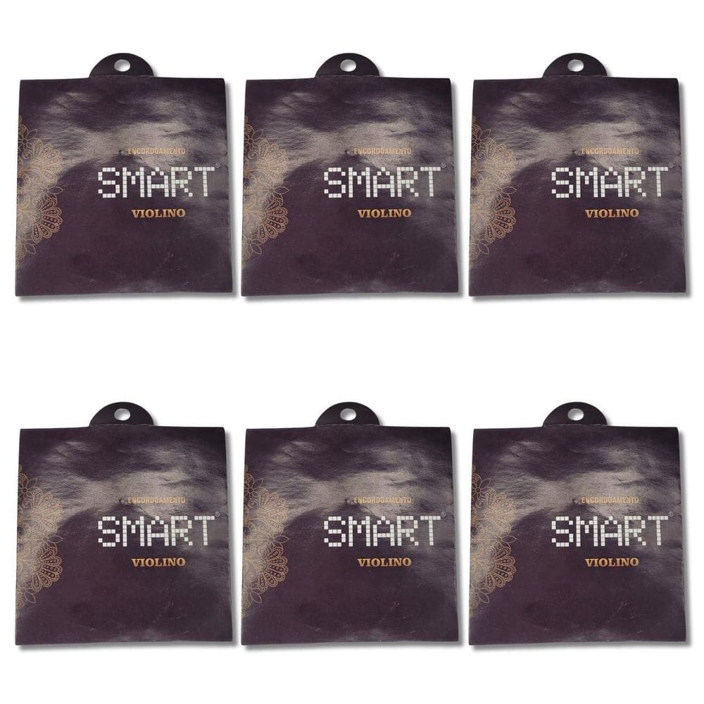 Kit 6 Encordoamento Violino 4 Cordas Smart