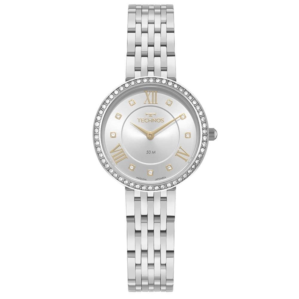 Relógio Technos Feminino Ref: 2025Luf/1K Boutique Prateado