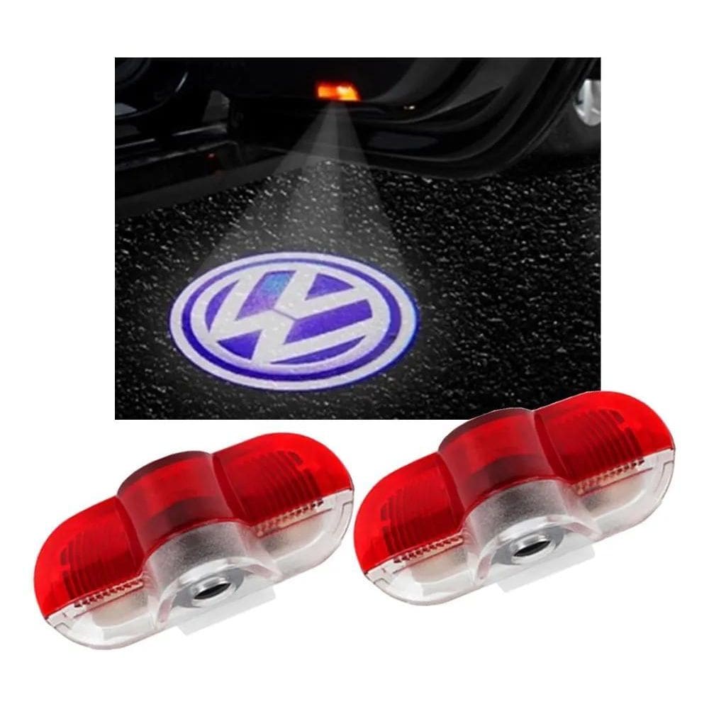 Led Luz Cortesia Projetor Porta Vw Golf Mk4 1999 A 2014 Bora