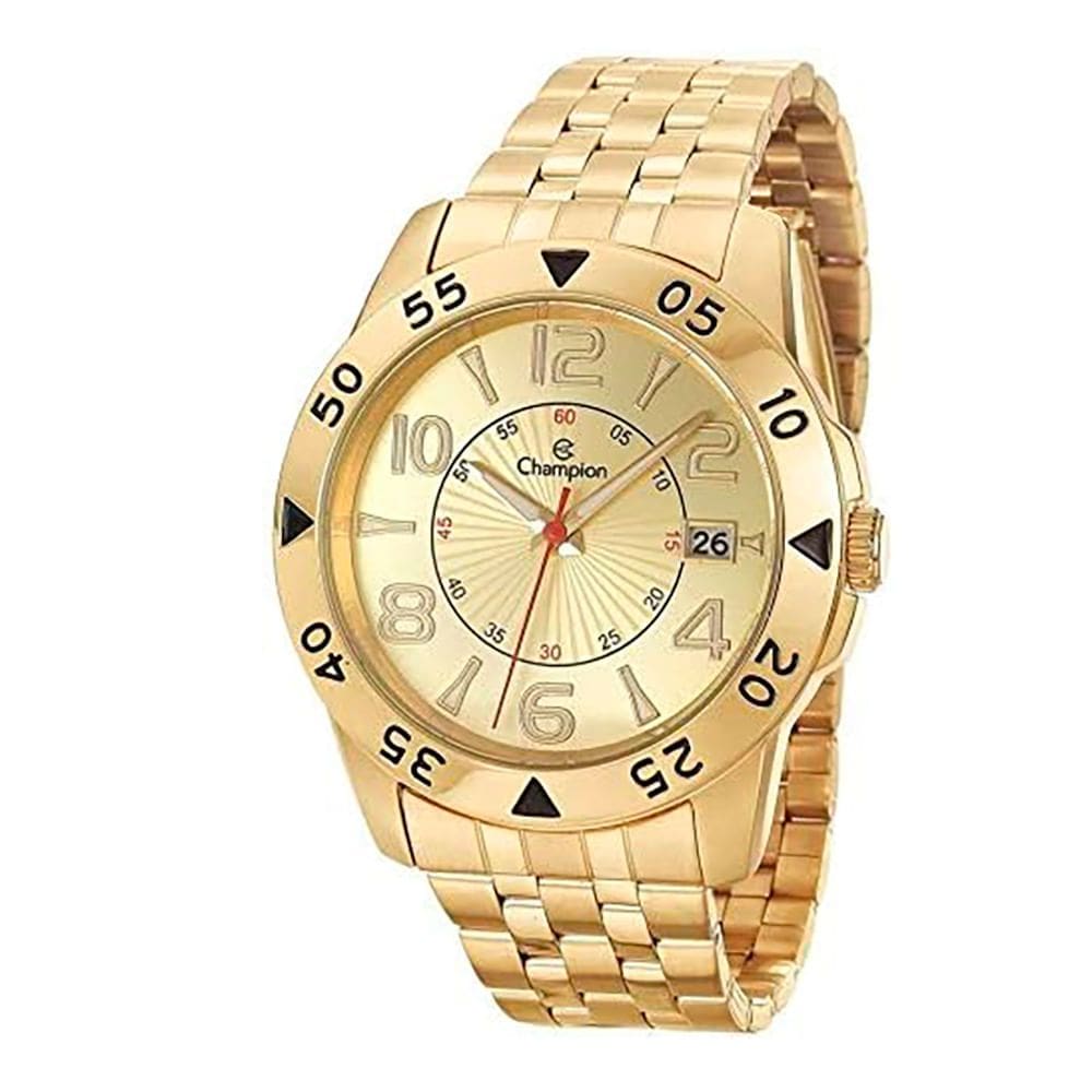 Relógio CHAMPION masculino analógico dourado CA31257G