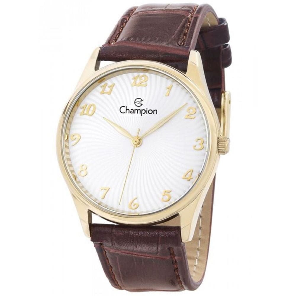 Relógio CHAMPION masculino couro CN20551S