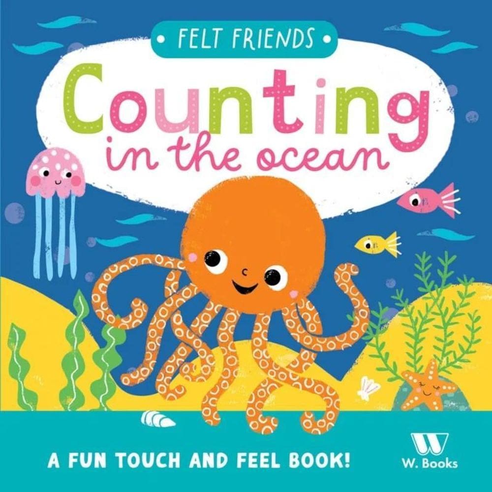 Livro Toque E Sinta Counting In The Ocean - Em Inglês