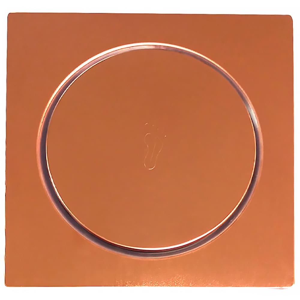 Ralo Click Up Inteligente Rose Aço Inox 15X15 Reduz Mau Cheiro Flvx Hidro