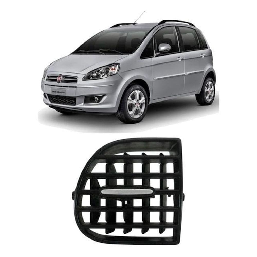Difusor Ar Idea 2013 A 2017 Lateral Com Botão Prata Direita