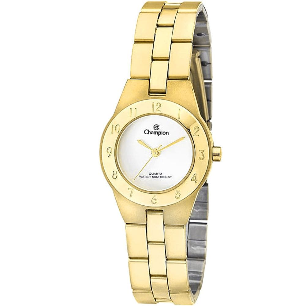 Relógio CHAMPION feminino analógico dourado prata CH24017H