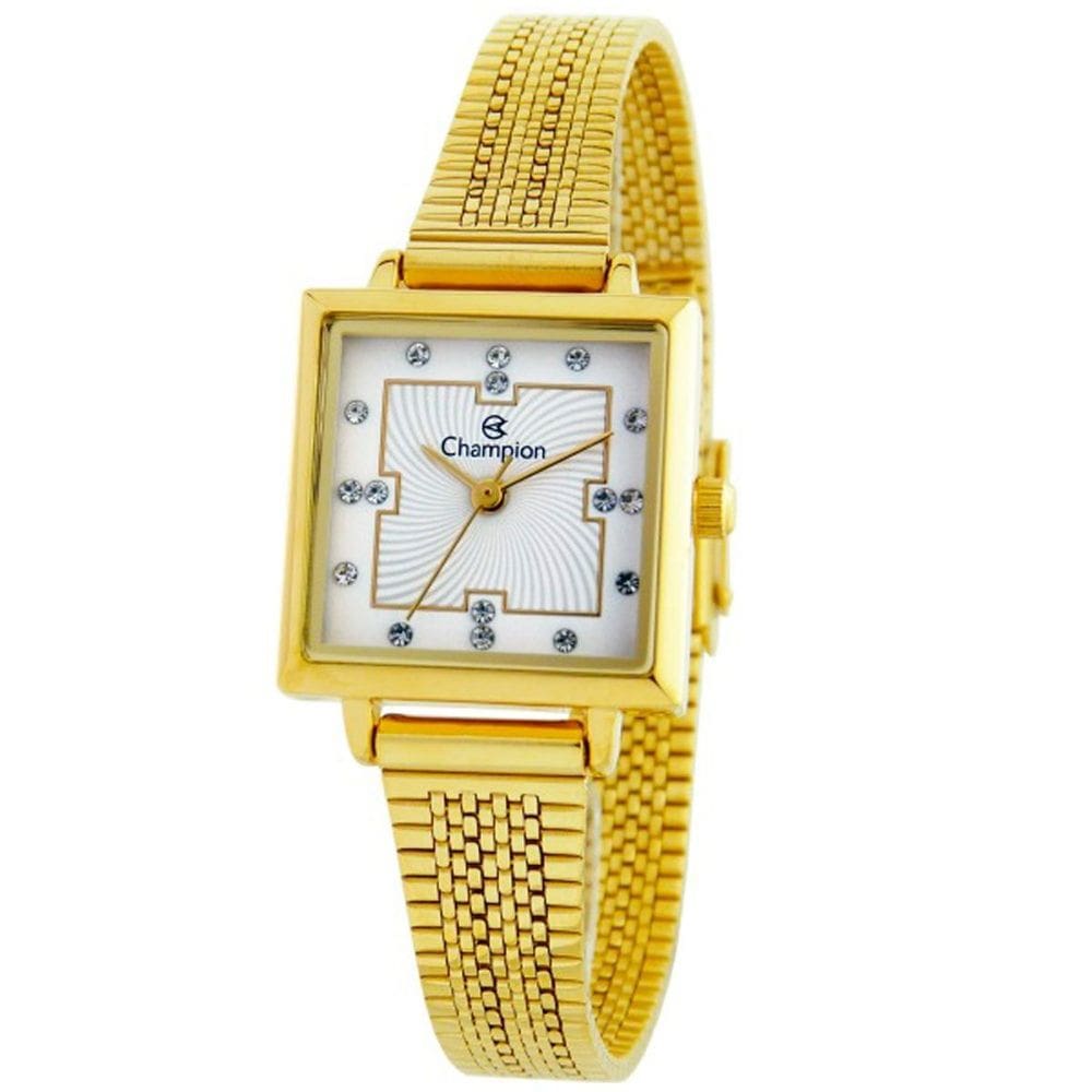 Relógio CHAMPION feminino analógico dourado CF24180H