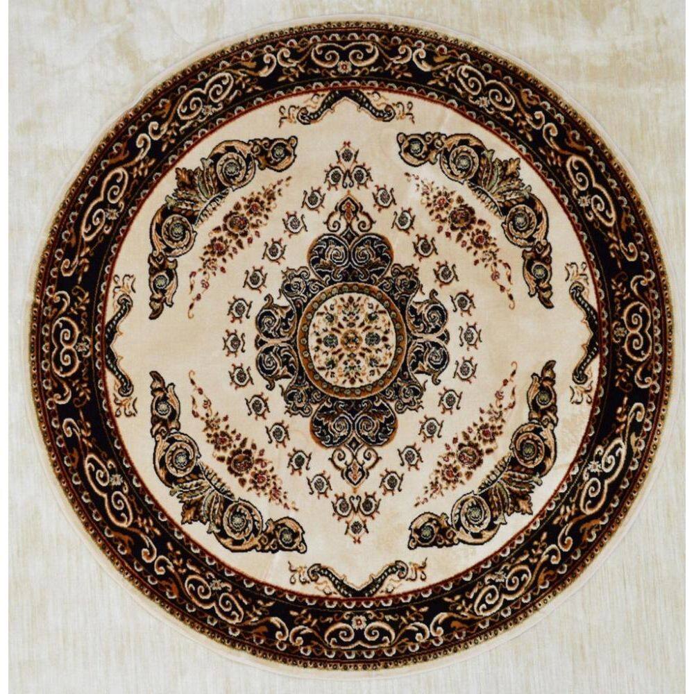 Tapete Redondo Marbella Elite Bs Classico Kerman-4 150 Cm