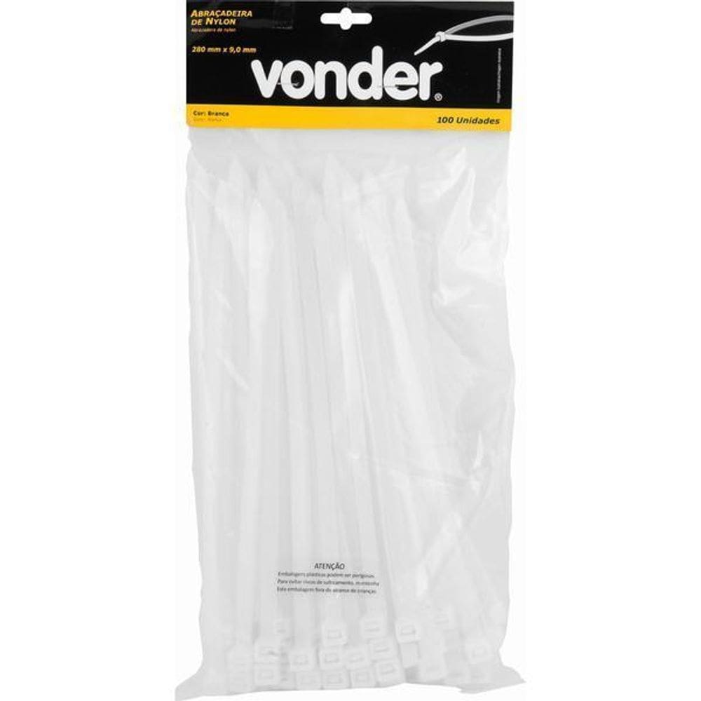 Abrac De Nylon 280X9,0 Branca Conjunto Com 100 Peças Vonder