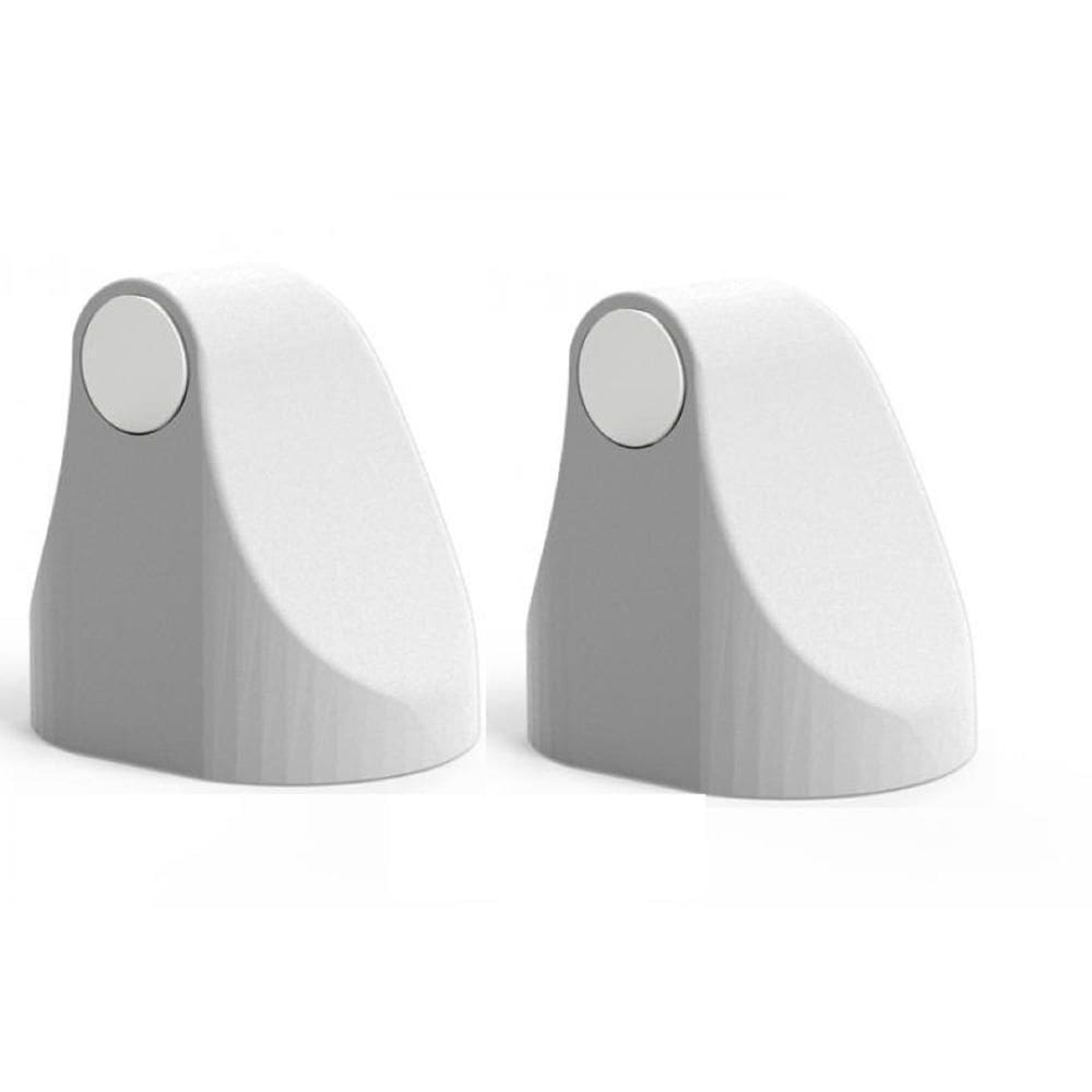 Kit Com 02 - Fixador Trava Porta Magnético Adesivo Branco