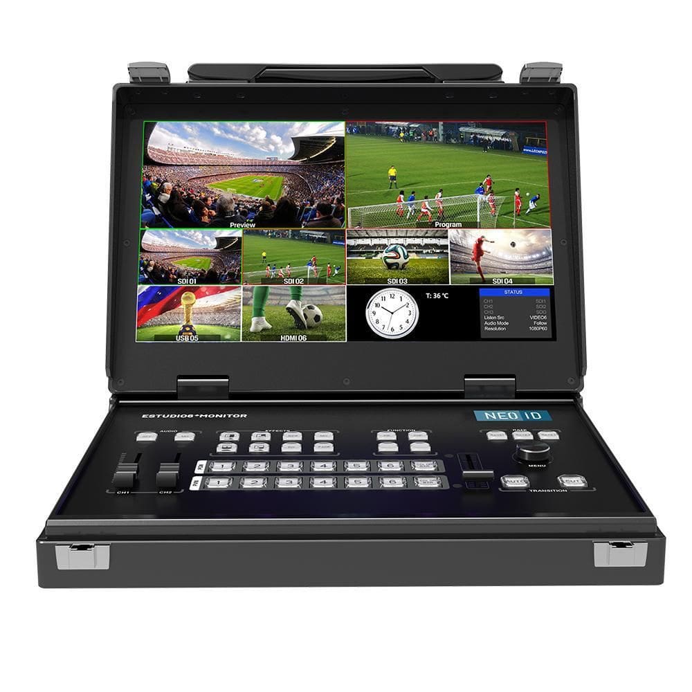 Mini Switcher De Vídeo Neoid Estudio 6 + Monitor