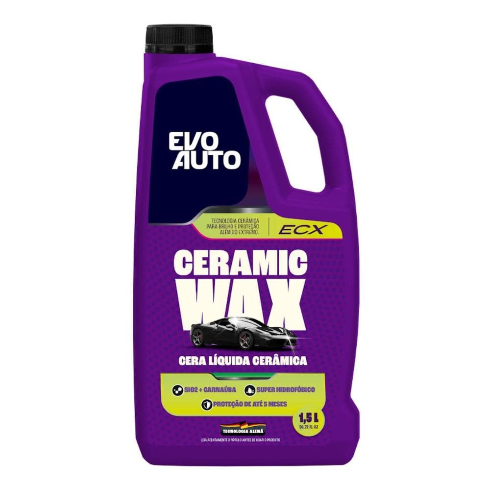 Ceramic Wax Ecx Cera Liquida Cerâmica 1,5 L Evo Auto