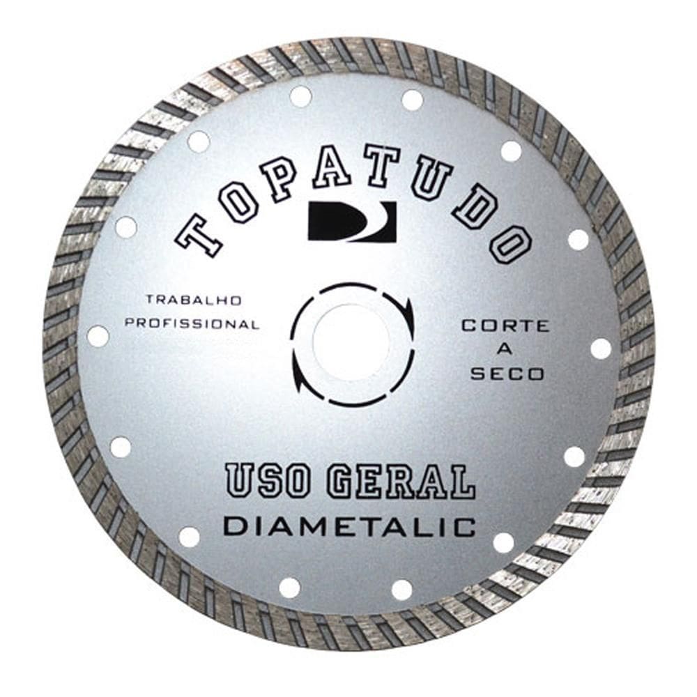 Disco De Corte Diamantado Turbo Topa Tudo 180Mm Diametalic