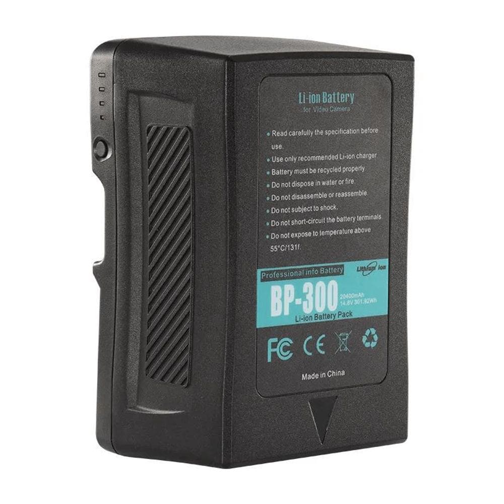 Bateria V-Mount Bp-300 Broadcast 300Wh / 14.8V Saídas Usb E