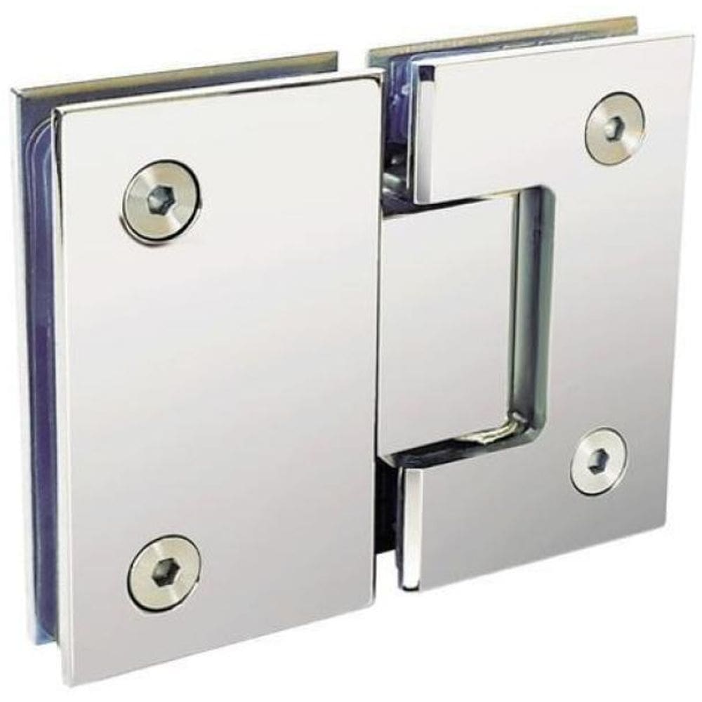 Kit 2 Dobradiças 1010 Inox 180º Porta E Box Vid/Vid Gv48 Aco