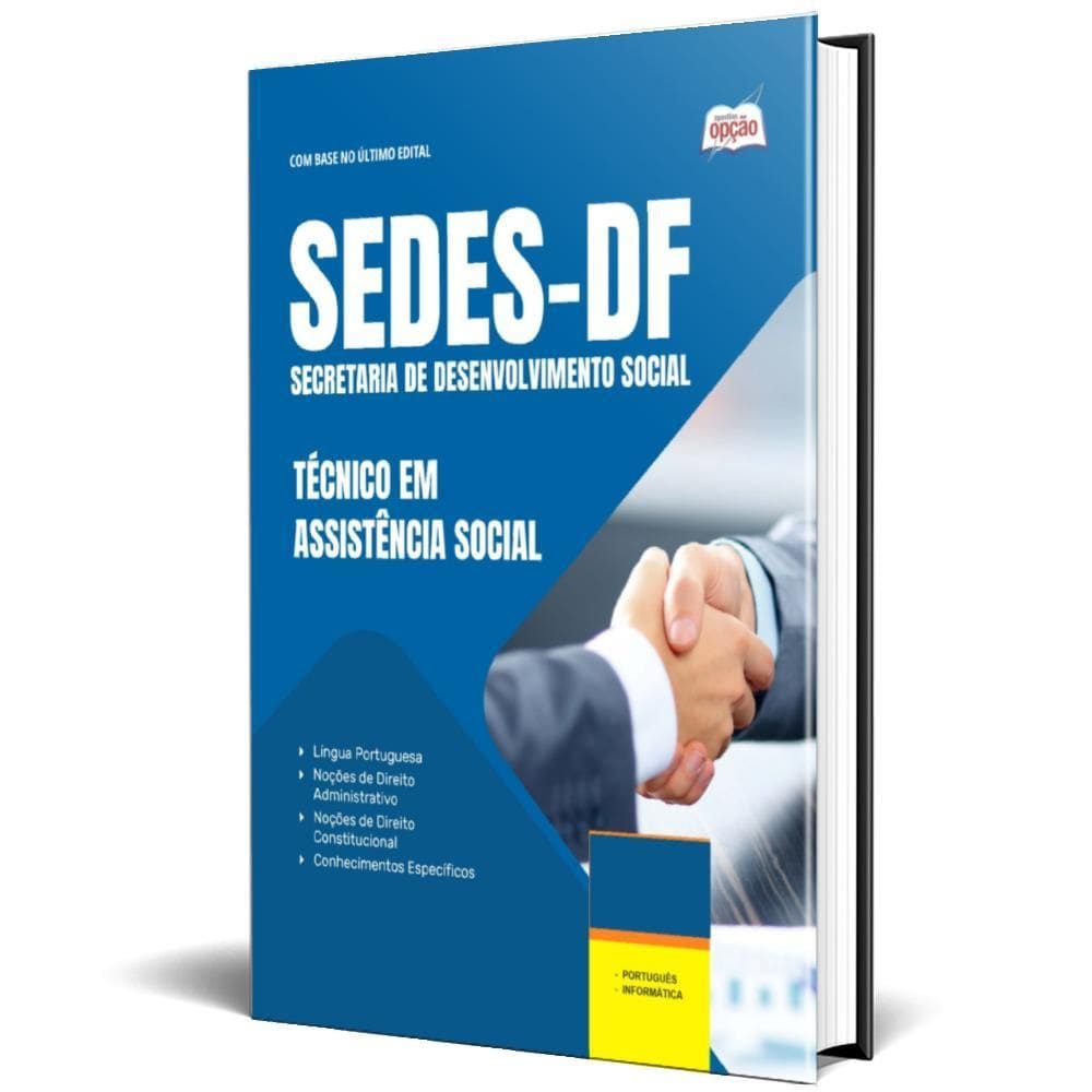 Apostila Sedes Df 2025 - Técnico Em Assistência Social