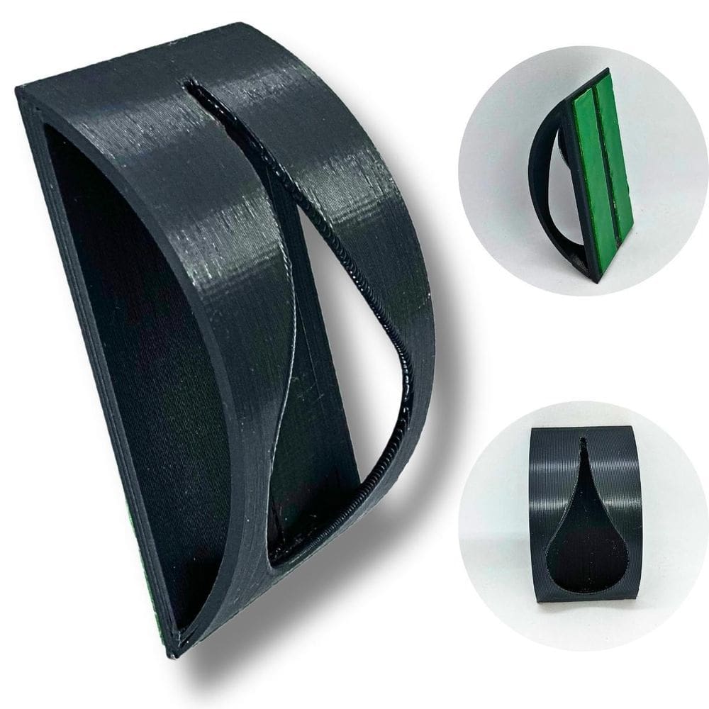 Gancho Multiuso Adesivo Para Toalha E Pano Gftech - Preto