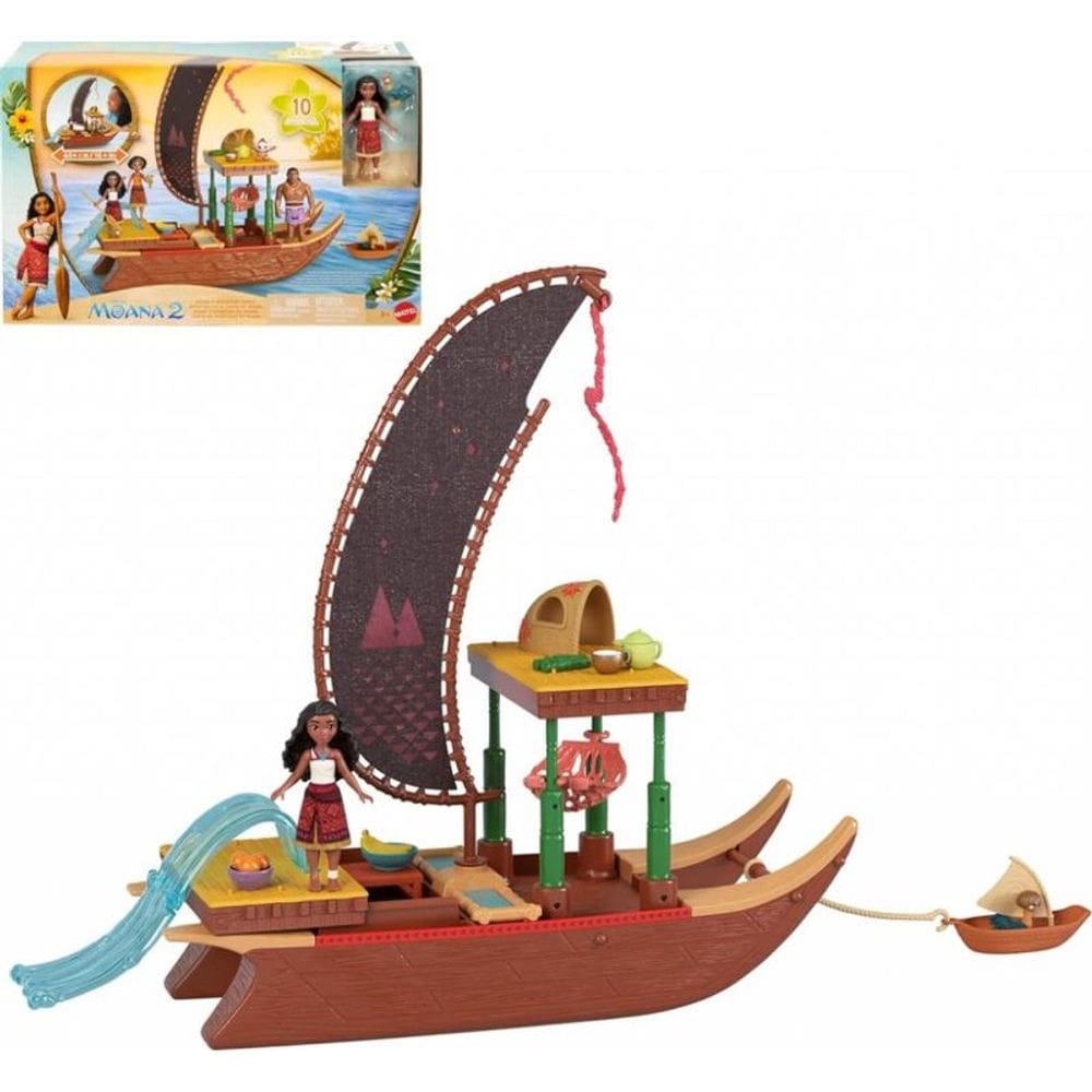 Barco De Aventuras Moana Disney - Mattel JBT54