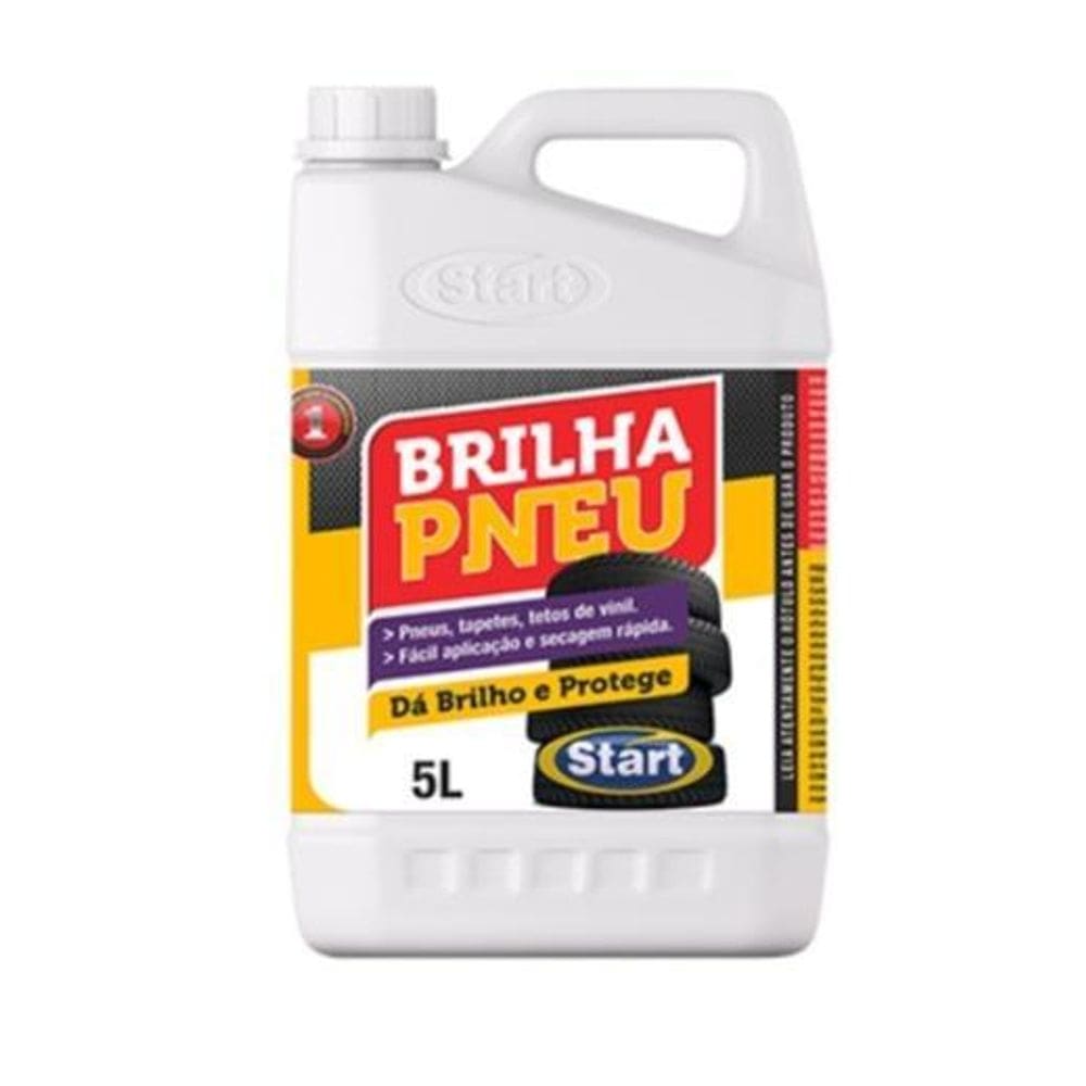 Pretinho Brilha Pneu 5L Start - Castanho Escuro