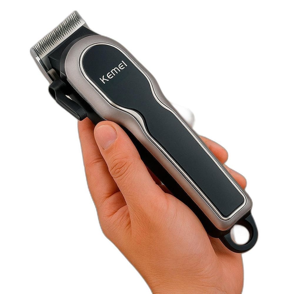 Cortador Kemei Profissional Para Barbearia Moderna