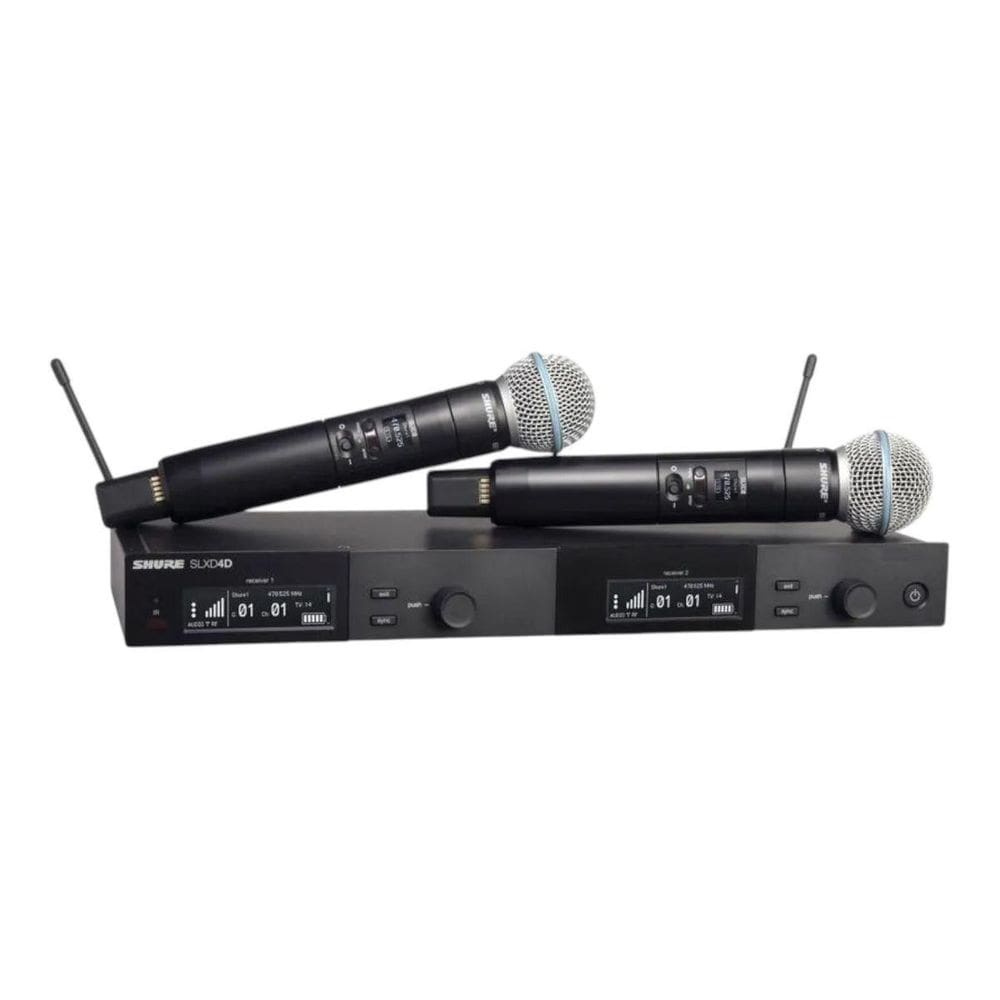 Microfones Duplo Shure Slxd24Dbr/B58-L55 Sem Fio