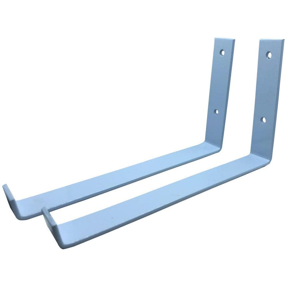 Kit 18 Suporte Mão Francesa Invertida 20Cm Branca