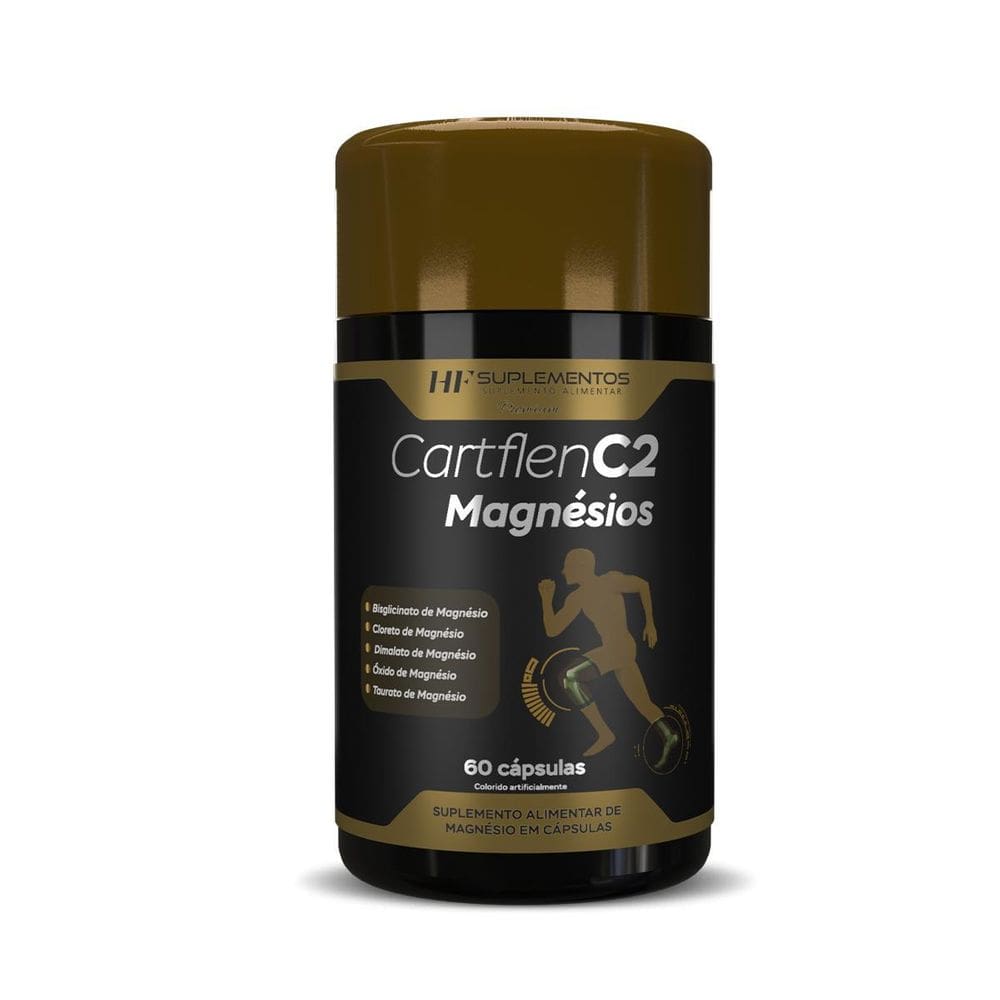 Cartflen C2 5 Tipos De Magnésios 60Caps Hf Suplementos