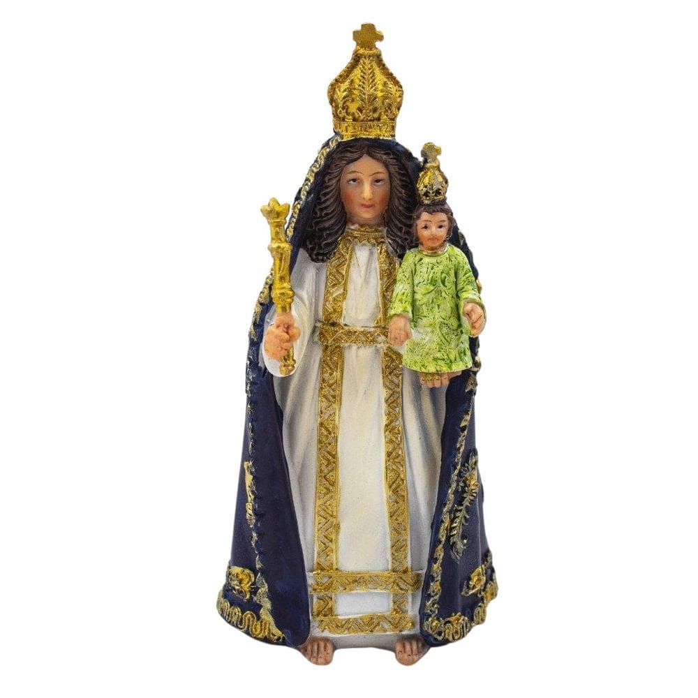 Imagem Nossa Senhora Da Lapa Importada Resina 14 Cm