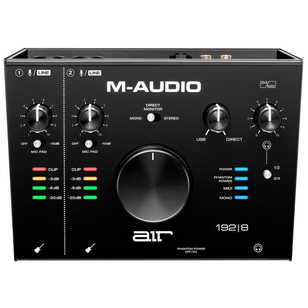 Interface De Áudio Usb M-Audio Air 1928 8 Canais + Midi