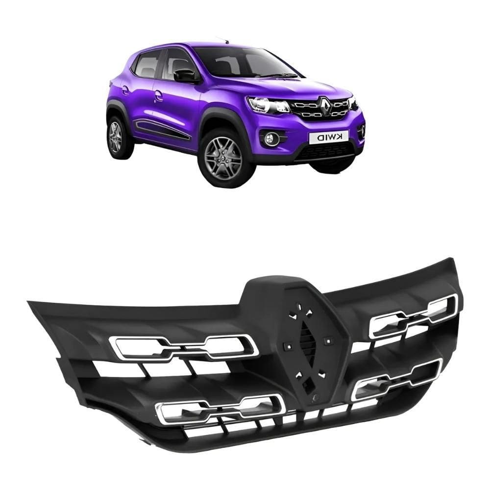 Grade Central Kwid 2017 A 2022 Com Friso Cromado - Rufato Rf