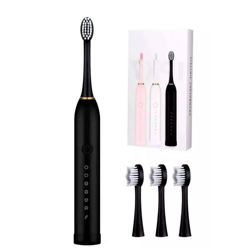 Escova Elétrica Dental 3Em1 Para Limpeza Diária
