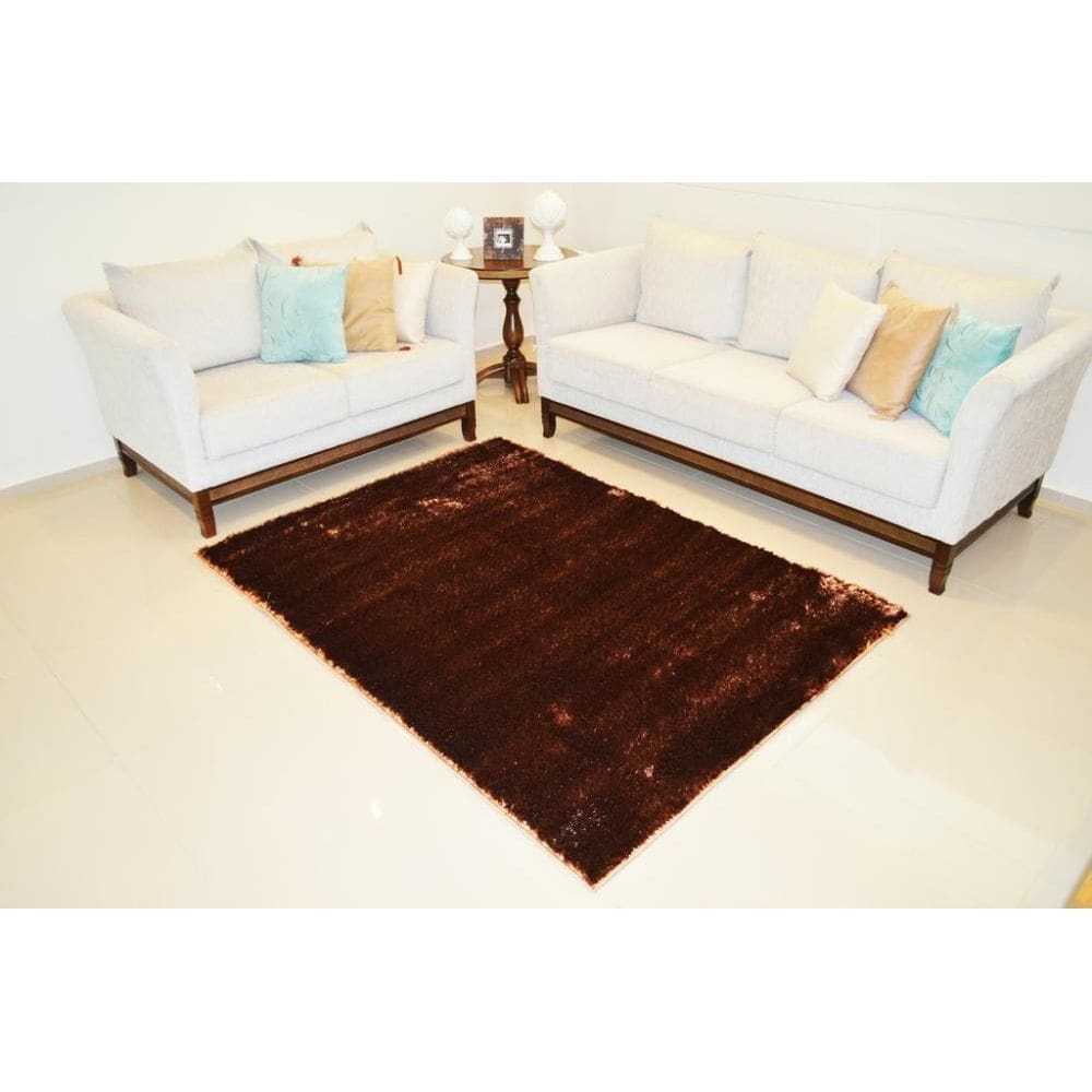 Capacho Life Confort Shaggy 50Mm Chocolate 050X090 Cm