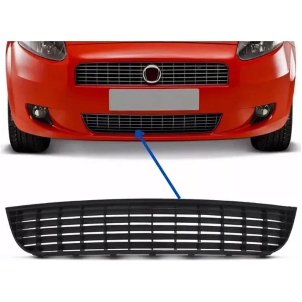 Grade Inferior Parachoque Fiat Punto 2007 A 2012 - Perfeito