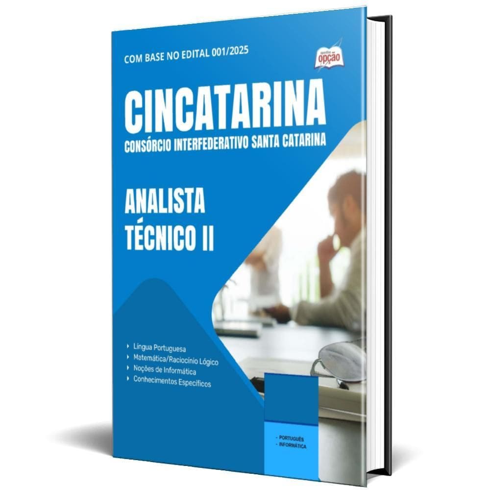 Apostila Cincatarina 2025 - Analista Técnico Ii