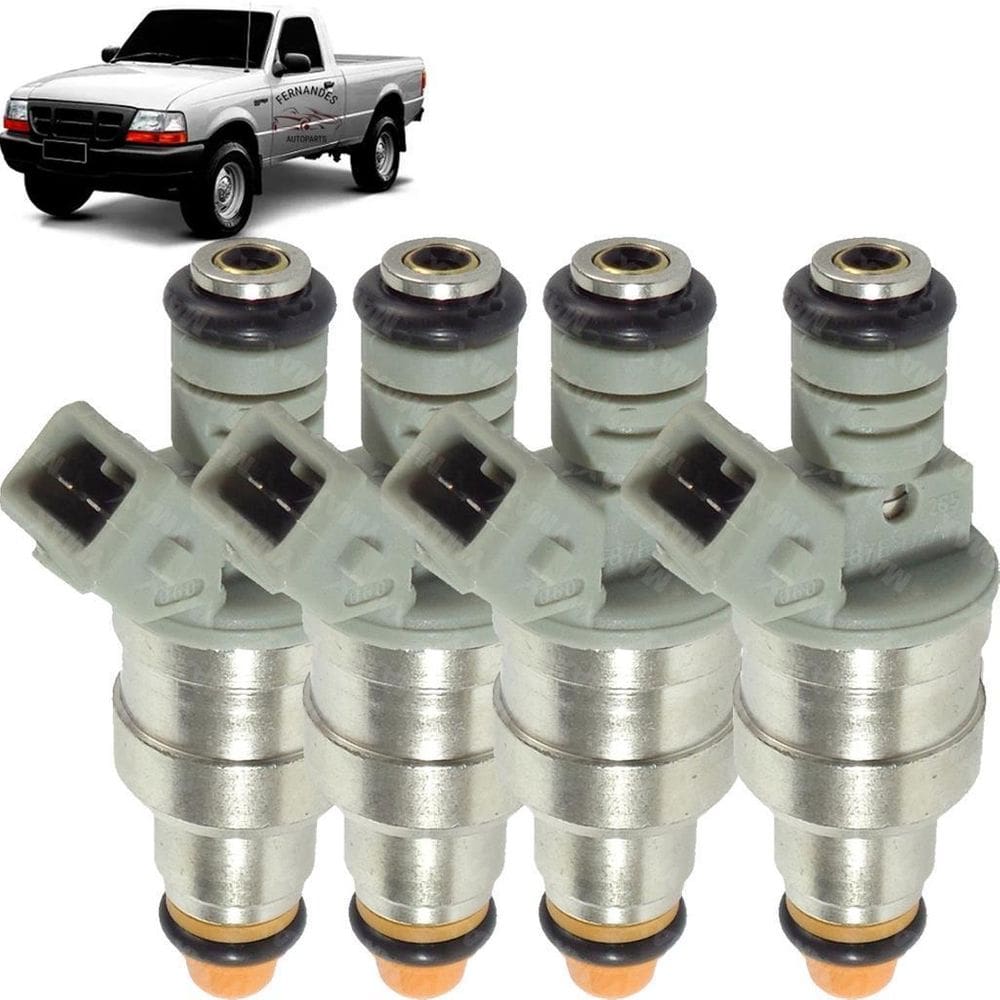Kit 4 Bicos Injetor Ford Ranger 2.3 2.5