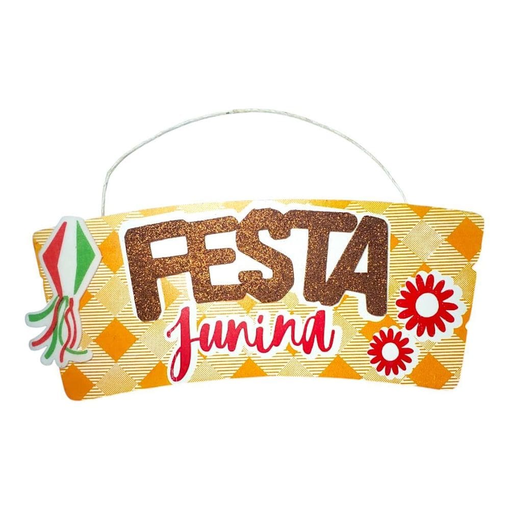 Placa Decorativa Festa Junina Mdf