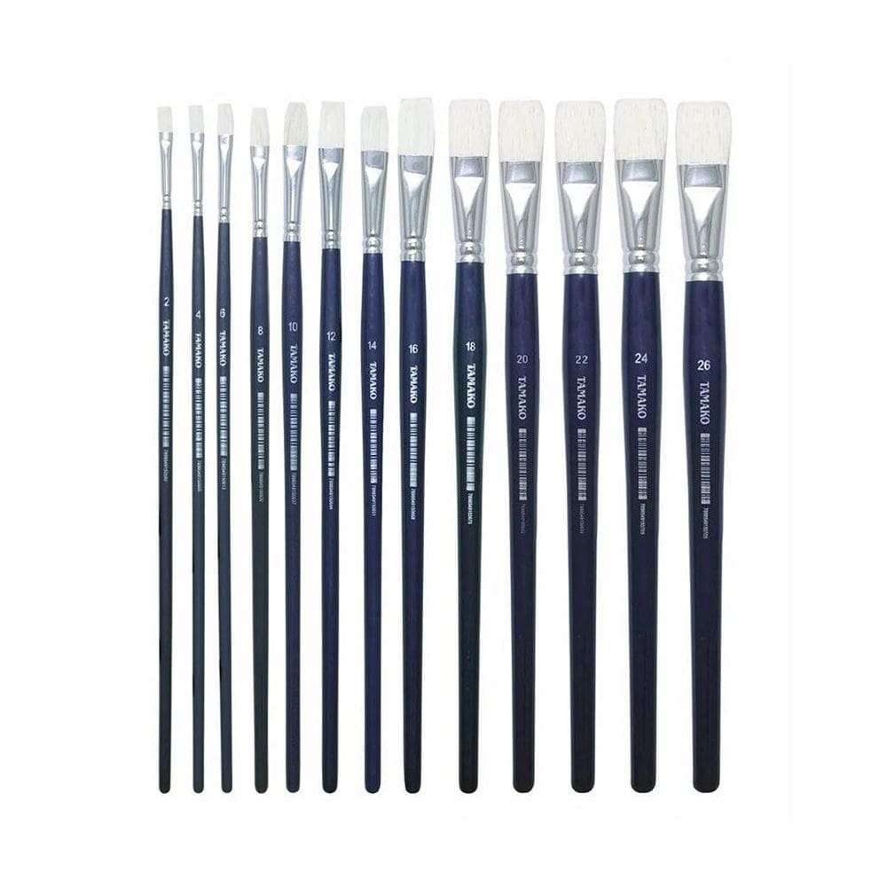 Kit Pincel Para Artesanato Linha Premium Cerda Natural