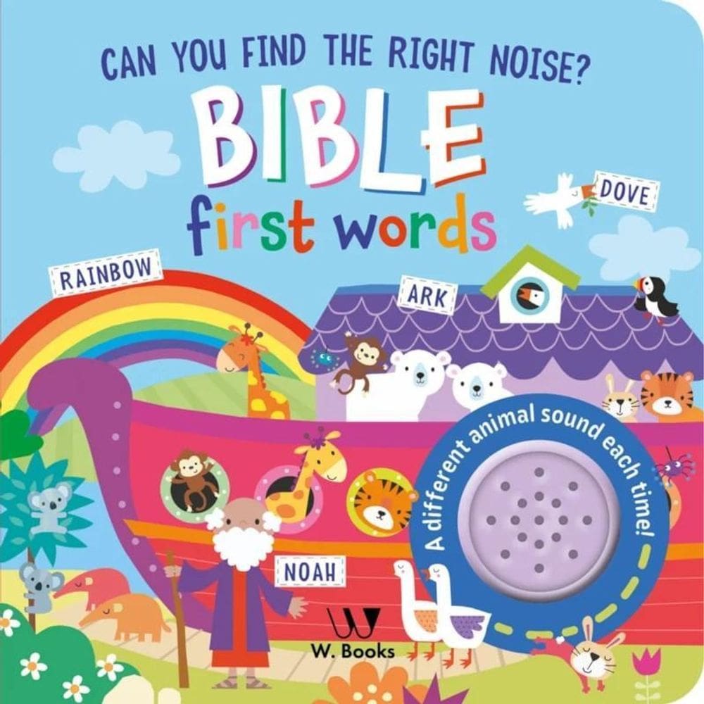 Livro Sonoro Bible First Words - Em Inglês - W. Books
