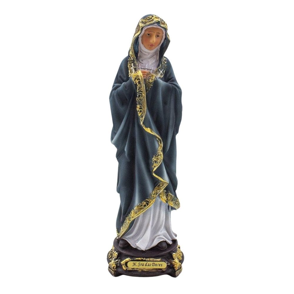 Imagem Nossa Senhora Das Dores Importada Resina 20 Cm