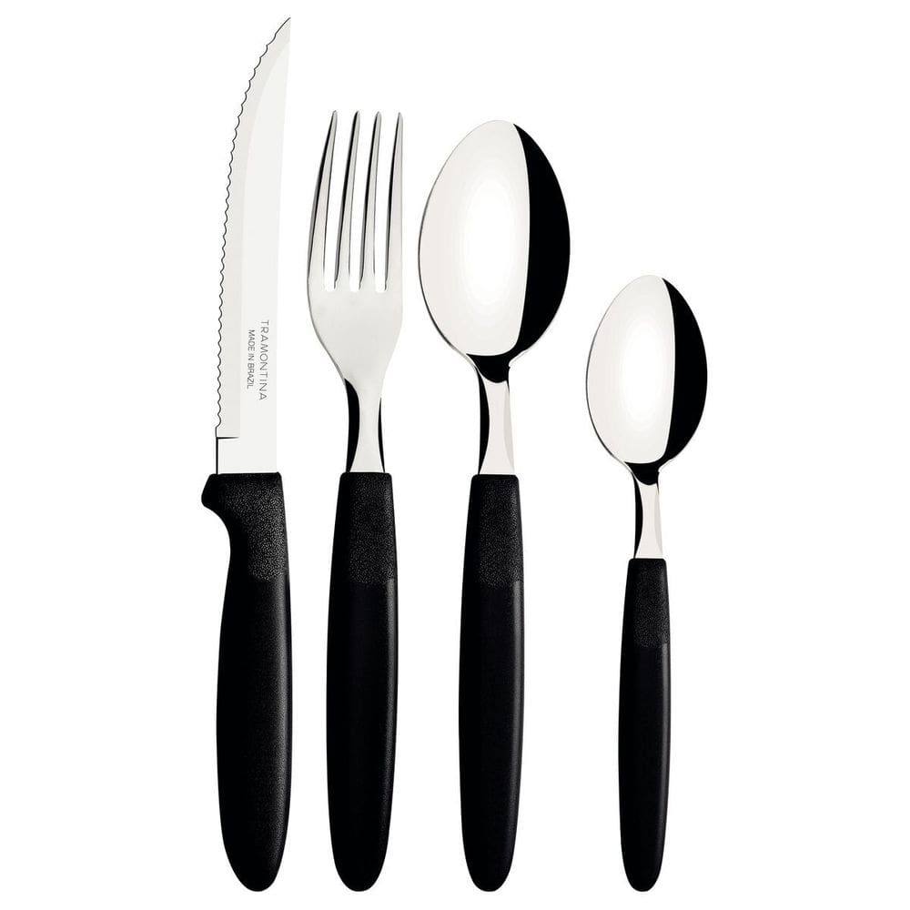 Faqueiro com Gaveteiro Ipanema Aço Inox e Polipropileno 25 Peças Tramontina