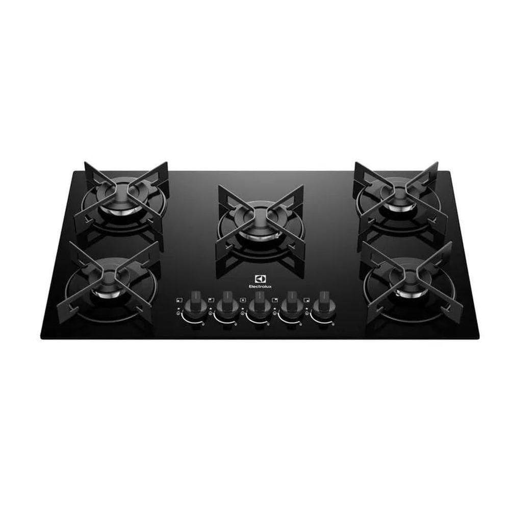 Cooktop 5 Bocas Electrolux A Gás KE5GR Preto Bivolt