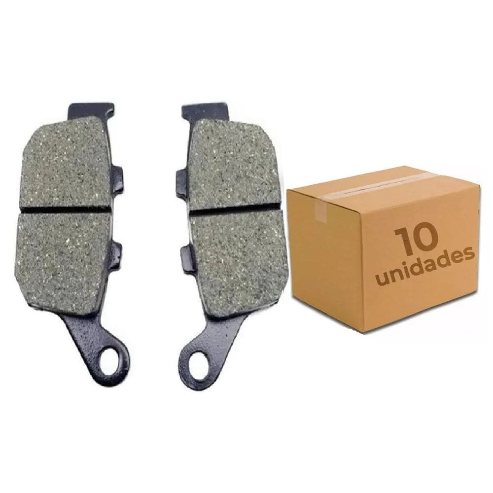 Kit Com 10 Pastilhas Mt03 2016 A 2022 R3 Traseira