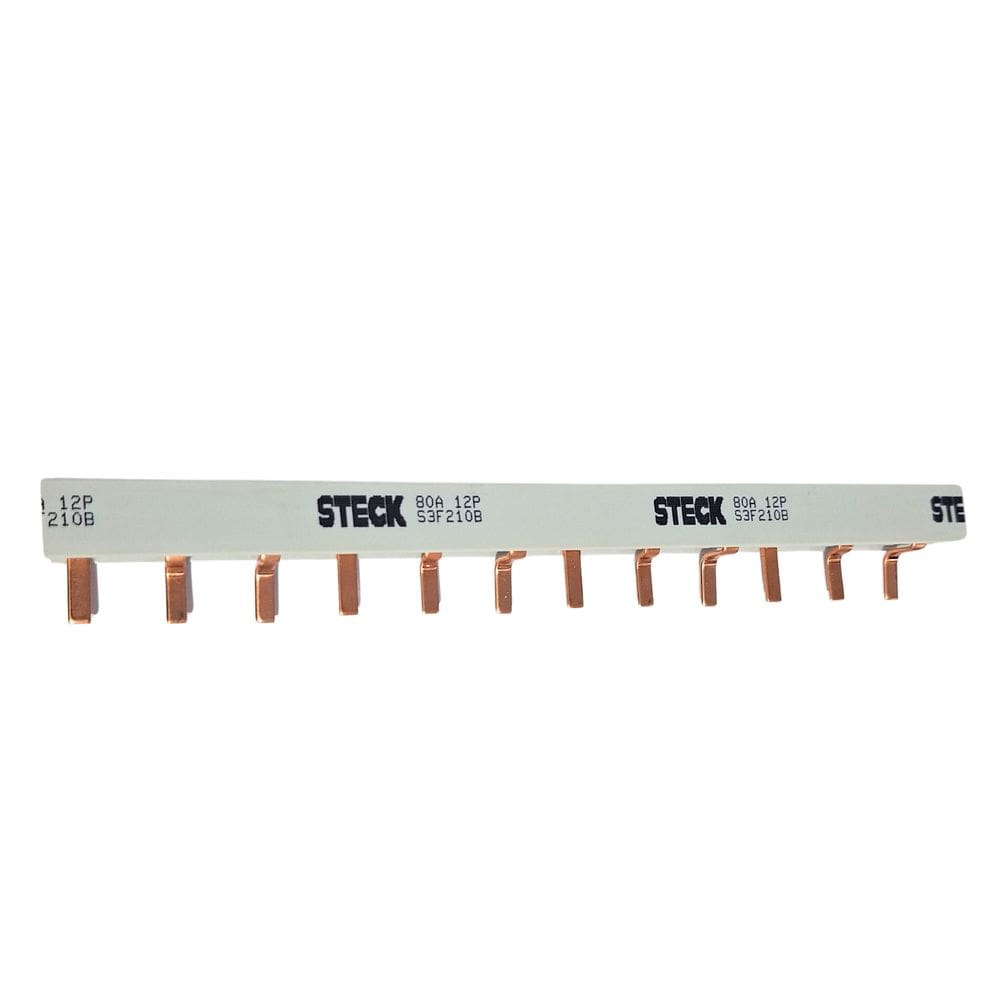 Barramento Trif 12P 80A - Steck