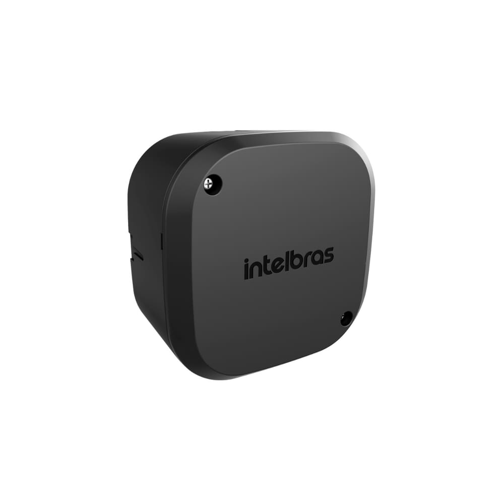Caixa Plastica Preta Passagem Proteção Para Câmera Cftv Vbox 1100 - Intelbras