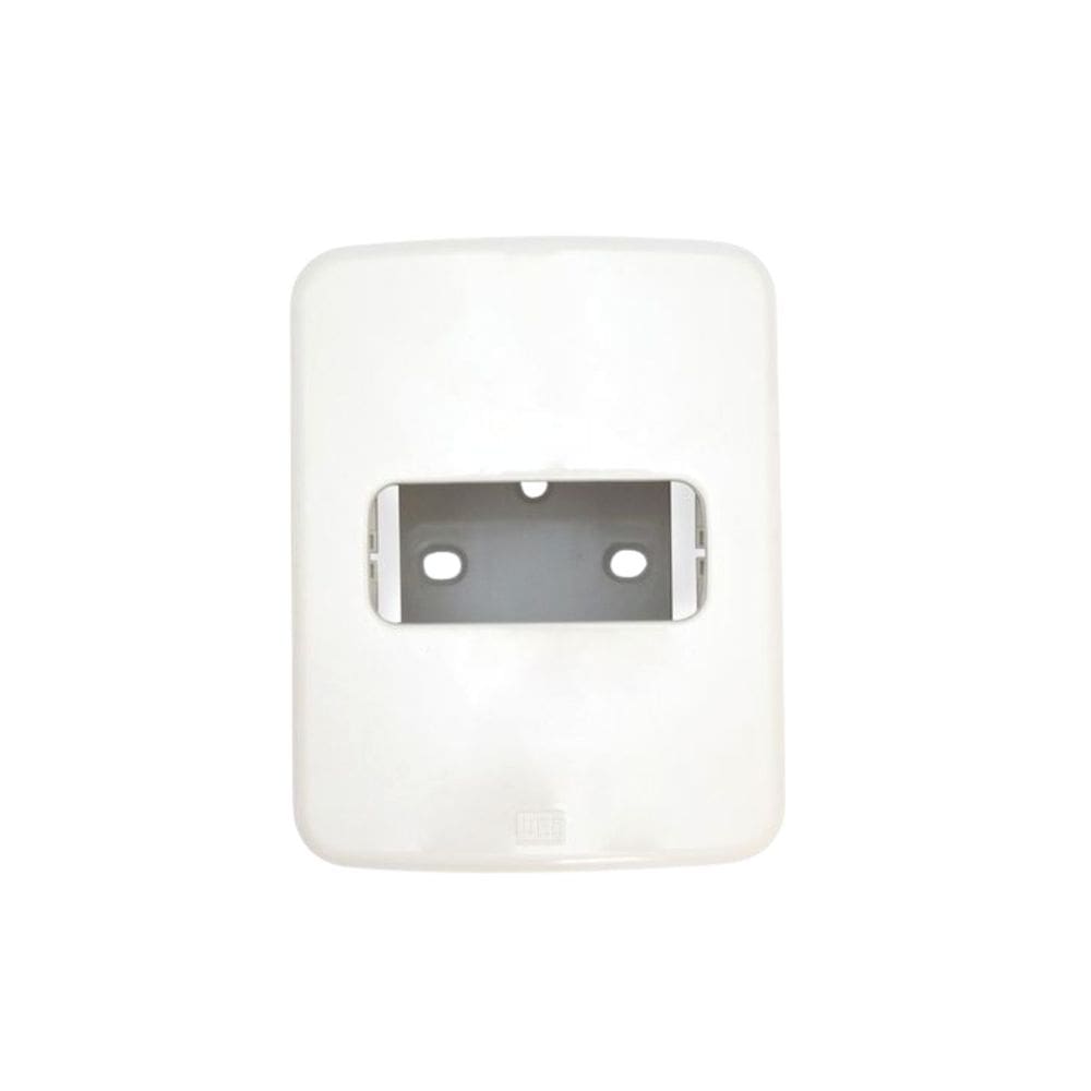 Caixa E Placa Sobrepor Modular 1 Posição Branco Compose - Weg
