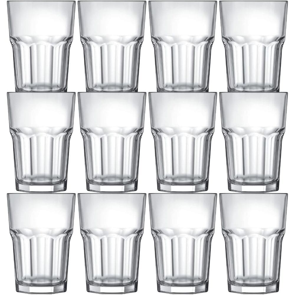 Conjunto 12 Copos Bristol Long Drink Vaso 410ml Vidro Nadir