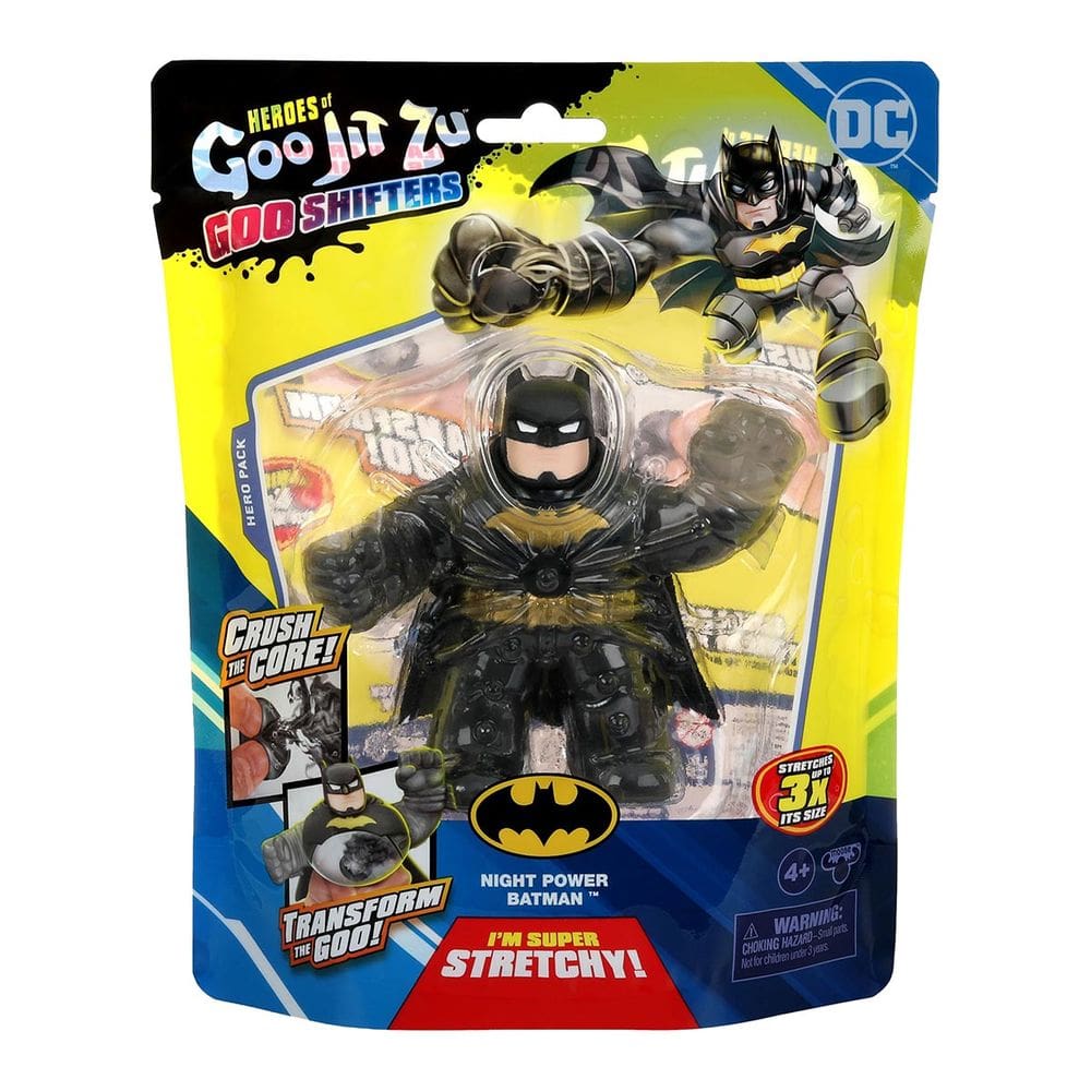 Boneco Elástico Batman de 10cm Goo Shifters - Goo Jit Zu DC