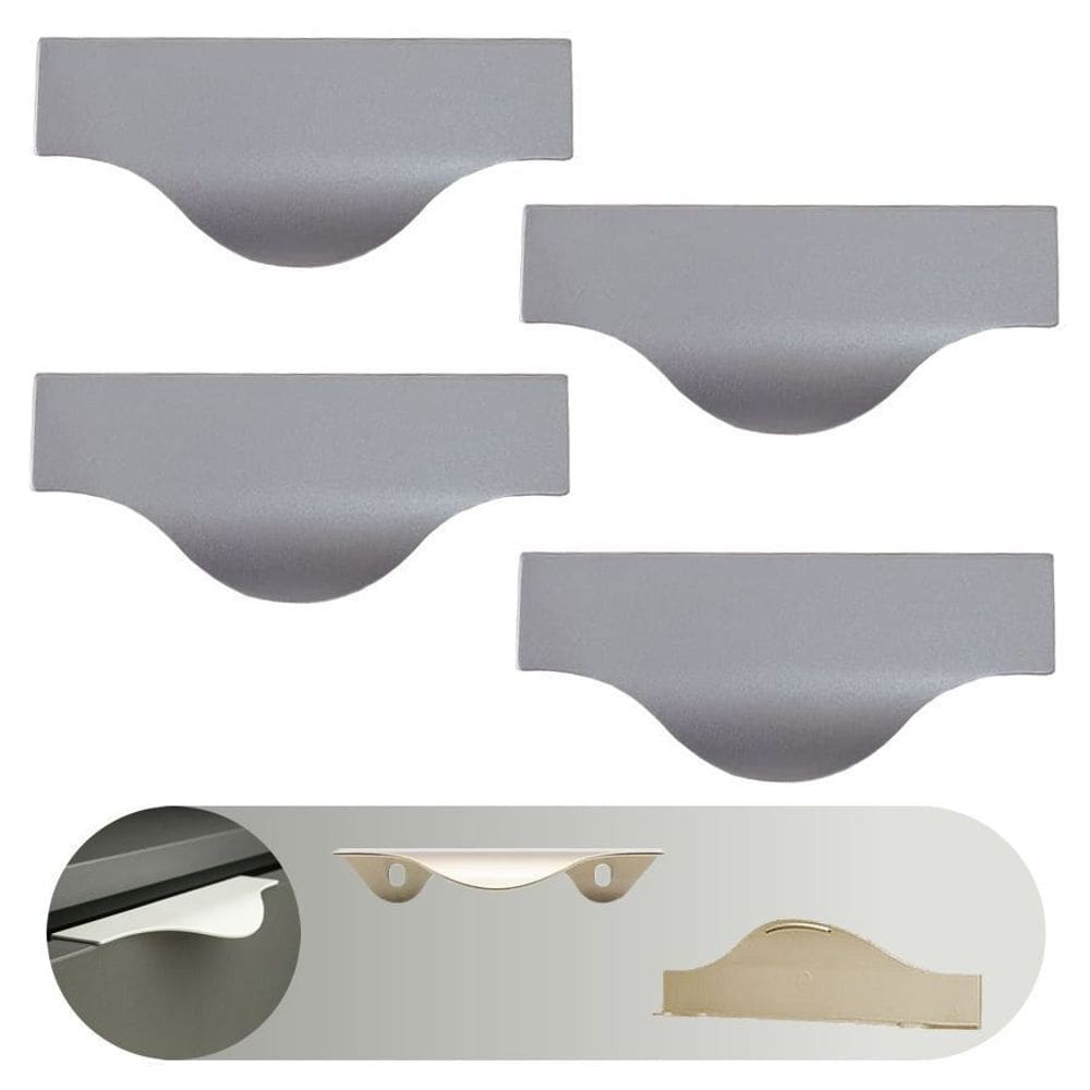 Puxador Cromo Acetinado Pv33 Torralba Furação 64mm 4 Unidades