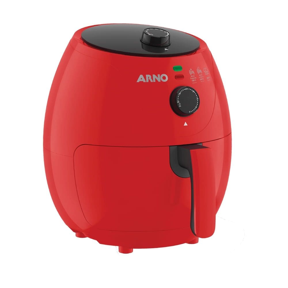 Fritadeira Elétrica Air Fryer Arno Easy Fry EZFV 3,2L Vermelha - 110V